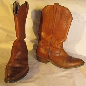 VTG Knapp Leather Western cowboy boots